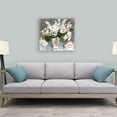 thumbnail image 2 of White Flowers by Leon De Smet- Famous Canvas Print- Reproduction of Famous Painting- Wall Art Pictures for Living Room, 2 of 6
