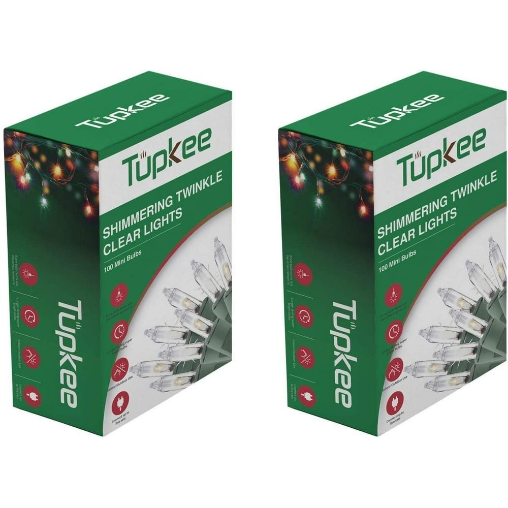 Tupkee Twinkle Shimmering Lights Indoor Outdoor 20.5 Feet Light