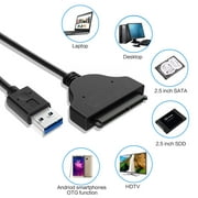 TSV SATA to USB Cable, TSV USB 3.0 to 2.5 SATA III Hard Drive Adapter External Converter Compatible for SSD/HDD Data Transfer