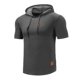 thumbnail image 1 of pstuiky Camisas de manga corta para hombre, Camisa de manga corta con cuello abierto y lazo floral hecha a mano para hombre camisetas de hombre xxl, 1 of 4