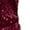 Wine, variant on Woman Sparkly Sequin Two Piece Skirt Outfits Summer Sleeveless Cami Crop Top Sexy Bodycon Mini Skirt Sets