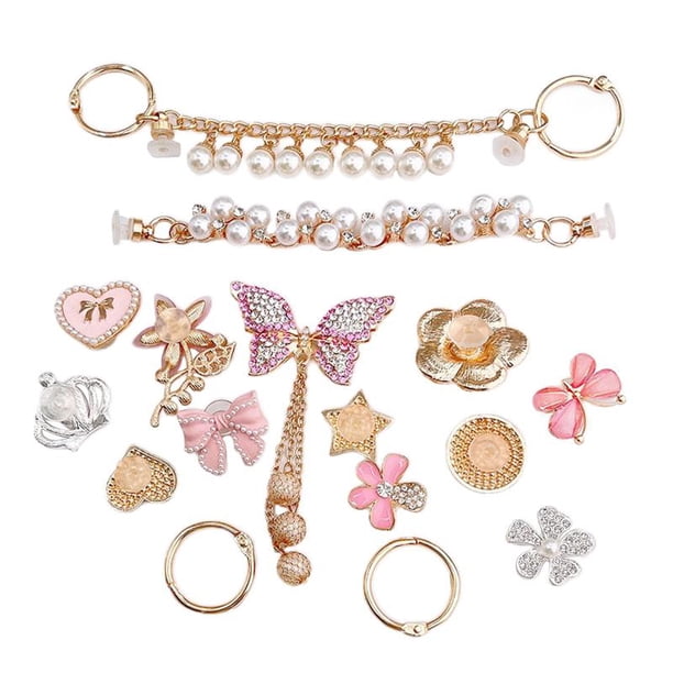 Accesorios de abalorios BLESIY para bolsos de niñas y mujeres sombrero de joyería artesanía DIY Encantos de zapatos