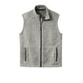 thumbnail image 3 of Port Authority Male Mock Neck Vest F236 Grey Heather X-Large, 3 of 4