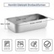 thumbnail image 2 of Loaf Pan, Set Of 2, Stainless Steel Bread Baking Mold, Rectangular Cake Pan Gift, 2 of 5