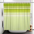thumbnail image 6 of Tchckioa Waterproof Hooks Shower Curtain,60x72 Inch Bath Curtain for Bathroom Decor,Sage Green Striped, 6 of 6