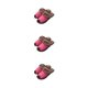 thumbnail image 2 of Qarigey Zapatillas de casa Suministros de invierno Zapato cálido Impermeable Base gruesa Zapatos de fondo Hombre Mujer Rosa roja 25 (35-36) Type1 NO1, 2 of 6