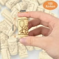 thumbnail image 3 of 200X Wine Corks, Wooden Cork Wine Bottles Cork for Natural Corks Cork for Wooden Wine Corks for Decoration and Hobbies,200 * Wine bottle stopper,Wood Color, 3 of 9