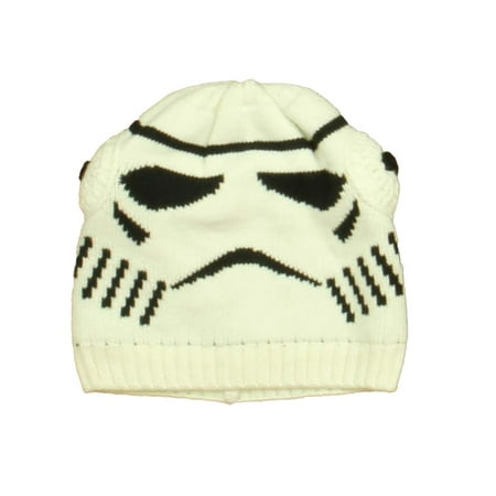 

Pre-owned Hanna Andersson Boys White | Black Star Wars Winter Hat size: 2-3T