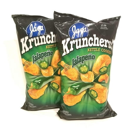 Double Pack 2 x 8 oz Bags Jalapeno Flavor Potato Chips