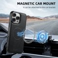 thumbnail image 2 of For Iphone 15 Pro Suteni H20 Cross-Grain Magsafe Horizontal Card Bag Back Phone,iPhone 14 Pro, 2 of 7