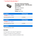 thumbnail image 2 of Rear Inner Control Arm Bushing - Compatible with 2003 - 2005 Mercedes-Benz CLK500 2004, 2 of 2