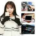 thumbnail image 2 of Pair of Winter Gloves Warm Gloves Outdoor Thermal Gloves Warm Touch Screen Gloves Full Finger Gloves Windproof Cold Weather Hand Warmers Suitable for Driving Running Cycling Cold Weather Gloves, 2 of 8
