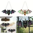 thumbnail image 2 of JZROCKER 1PC Halloween Bat Acrylic Wall Art Suncatcher Hanging Decoration 20x8.5CM, 2 of 10