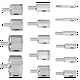 thumbnail image 3 of Juego de 15 Brocas para Sierras Perforadoras con Revestimiento de Diamante, para Baldosas, Mármol, Vidrio y Cerámica (6-50 mm), 3 of 6