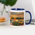 thumbnail image 4 of CafePress - Van Gogh Valley Ploughman Mug - 11 oz Ceramic Mug - Novelty Coffee Tea Cup, 4 of 6