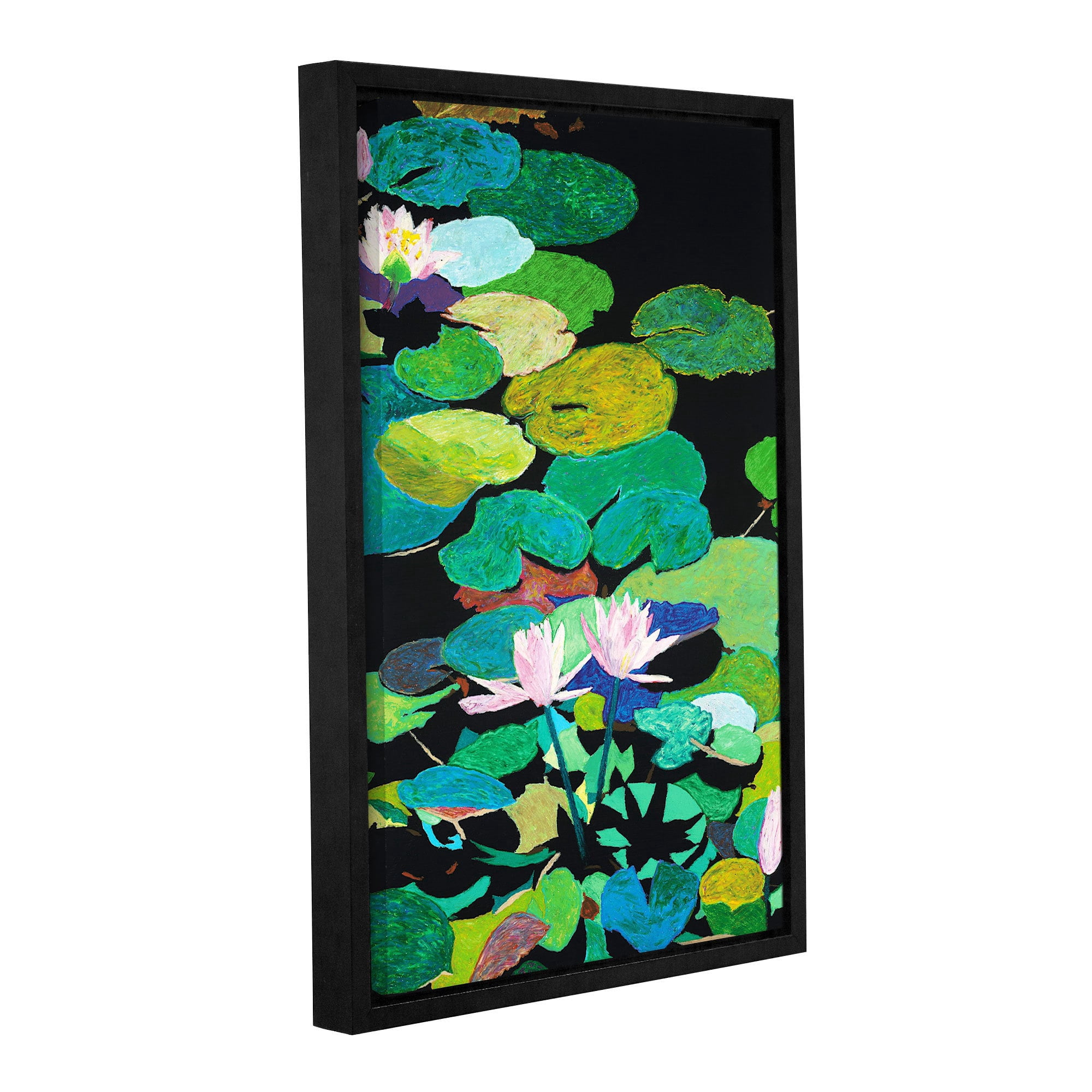 ArtWall Allan Friedlander "Blair's Magic Pond" Gallery-Wrapped Floater-Framed Canvas