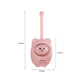 thumbnail image 2 of Cute Bear RGB Hand Warmer 1200mAh with Type-C Charging Port Three Temperature Settings — Quick-Heating Portable Winter Essential Perfect for Camping, Office, and Home Use Ideal Birthday Gift (Pink), 2 of 5