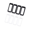 thumbnail image 3 of 8Pcs Watch Accessories Silicone Ring Watch Strap Ring Watch Buckle Ring (26mm Black and 26mm White), 3 of 6