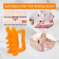 thumbnail image 5 of Topboutique Handheld Massager,Neck Massager Resin Massager Shoulder Massager Back Massager Guasha Tools Manual Scalp Massager Scraping Massage Comb Stress Relief Relax Body Massage Tool,Yellow, 5 of 9