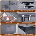 thumbnail image 4 of Under Bed Storage with Wheels, WLRETMCI 2Pack Large Under-Bed Storage Container, Rolling Bedroom Storage Organize for Clothes, Shoes,Toys, No-Tool Assembly, 4 of 7