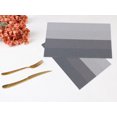 thumbnail image 6 of Unique Bargains 6 Pack Rectangle Placemat for Dining Table Decor Wipeable Table Mat Coffee, 6 of 7