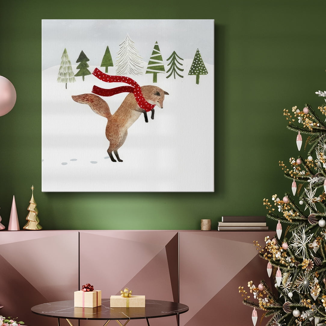 Woodland Christmas III- Gallery Wrapped Canvas