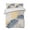 Mustard, Navy, Cream, variant on Quilts Twin Size, Blue Grey Palm Leaves Soft Comforter Bedding Set for Bed, Summer Botanical Tropical Leaf Lightweight Quilted Bedspread with Pillow Cover(2 Pieces) for All Season, 68x86 Inch