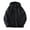 Black, variant on Women's Winter Warm Jacket Full Zip Sherpa Lined Hoodie Sweatshirt Coat Khaki XXL