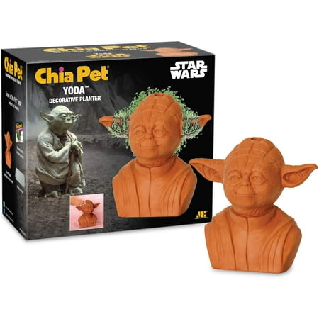 Chia Pet Yoda (Star Wars) – Decorative Pot Easy to Do Fun to Grow Chia Seeds