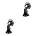 thumbnail image 3 of Scienceny Tope de puerta, soporte antioxidante silencioso, resistente al agua, herrajes para muebles montados en la pared, baño, negro clásico Negro clásico 2piezas Scienceny CBP491342, 3 of 6