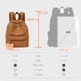 thumbnail image 4 of Minimochila Phaoullzon para niñas, de lona, naranja oscuro, 4 of 7