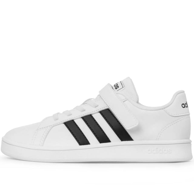 Tenis Adidas Grand Court Velcro para Niños 17 A 22. EF0109 blanco 18.5 Adidas EF0109 GRAND COURT VELCRO