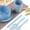 Blue🔥#3140, variant on Tableware Set 6pc Portable Straw Plastic | Bowl Cup Spoon Fork Chopsticks Plates | Durable Heat-Resistant Slip-Proof | Reusable for Home Travel Outdoor Dining | Space-Saving Stackable Design
