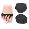 thumbnail image 2 of Calcetines con punta abierta para mujer Alisadores de Ortopédicos Separador de en Martillo Juanete Yoga Calcetines Antepié - Negro, Única Negro Magideal Calcetines con punta abierta para mujer, 2 of 7