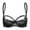 Black, variant on TSADFHJI Lingerie for Women 2 Piece New Lace Small Suspenders in Europe and The United States Sexy Navel Backless Girl Top Corset S Red