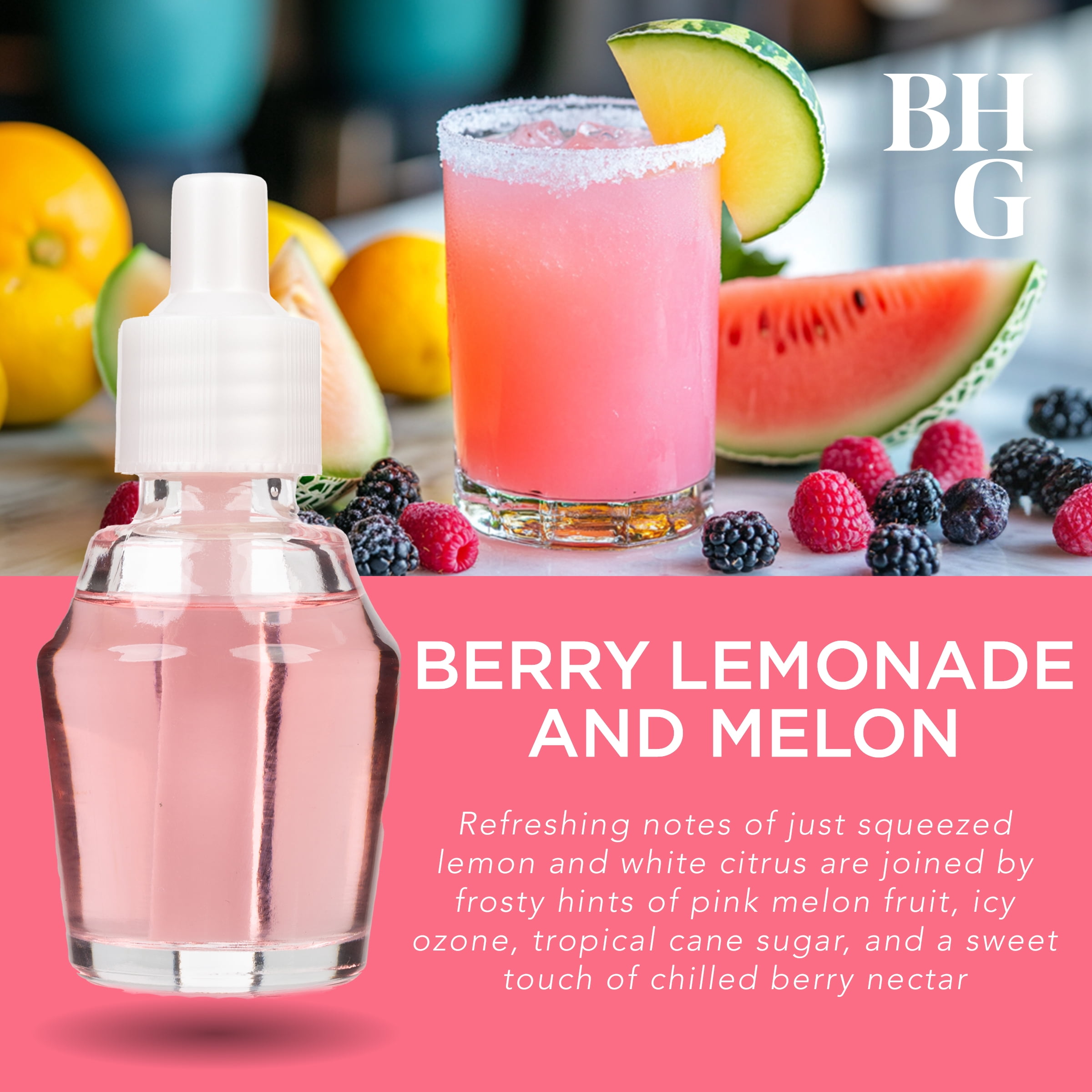 Better Homes & Gardens Aroma Accents Fragrance Oil, Berry Lemonade & Melon