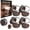 Mocha Brown, variant on Foldable Car Door Cup Holder, Universal Clip-On Adjustable Drink Holder with Phone Storage, Space-Saving Automotive Organizer for Water Bottles, Coffee Cups, Tumblers and Road Trips