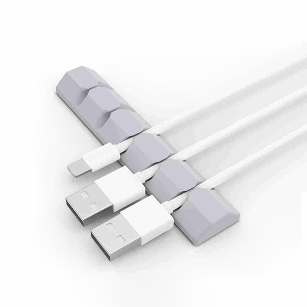 Organizador de cables Yotijar Soportes para cables impermeables y a prueba de humedad Gris