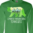 thumbnail image 4 of Inktastic Smoky Mountains, Tennessee- Mountains and Bear Shape Long Sleeve T-Shirt, 4 of 5