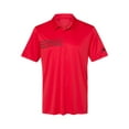 thumbnail image 2 of Adidas Mens 3-Stripes Chest Polo, XL, Collegiate Red/Black, 2 of 3