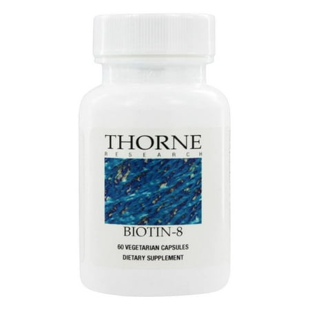 Thorne Research - Biotin 8 mg. - 60 Vegetarian Capsules