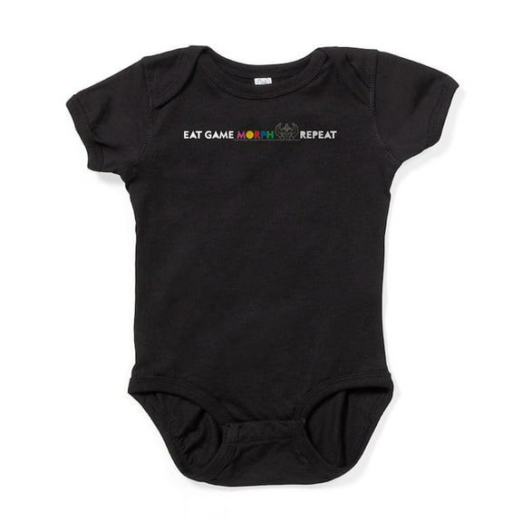 CafePress - Power Rangers Eat Game Morph Repeat - Cute Infant Bodysuit Baby Romper - Size Newborn - 24 Months