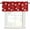 Red, variant on Red White Bow Valances for Windows Farmhouse Kitchen Curtains Valances Rod Pocket Valance Curtains for Kitchen Windows Modern Art Watercolor Bowknot Window Valances for Bathroom Bedroom 42"x12"