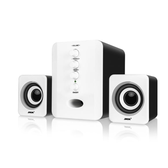 Mini USB Subwoofer Bass Speaker with Treble and Bass Adjustment