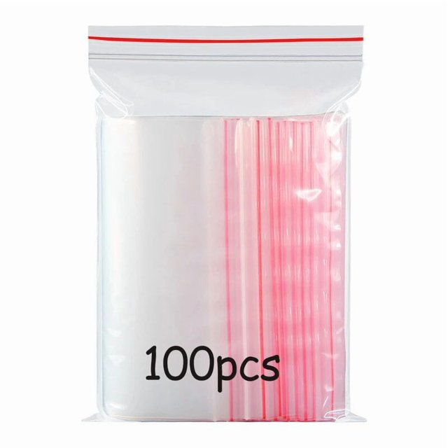 Self Sealing Plastic Bags Transparent 100 Pieces 7x10cm Rectangular OPP Storage Bags for Gifts Decorations Candy Jewelry Eco-Friendly
