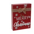 thumbnail image 1 of Bloc De Table Du Rectangle De Noël Avec Arc Joyeux Noël, 1 of 3