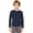 Navy, variant on Kids' Long Sleeve Sun Shirt - UPF 50+ Sun Protection - Coco Plum in White