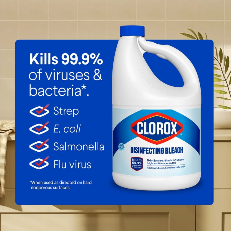Clorox Disinfecting Liquid Bleach Cleaner, 121 fl oz photo 6