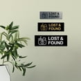 thumbnail image 3 of Basic Lost And Found Sign (Brushed Silver) - Small, 3 of 4