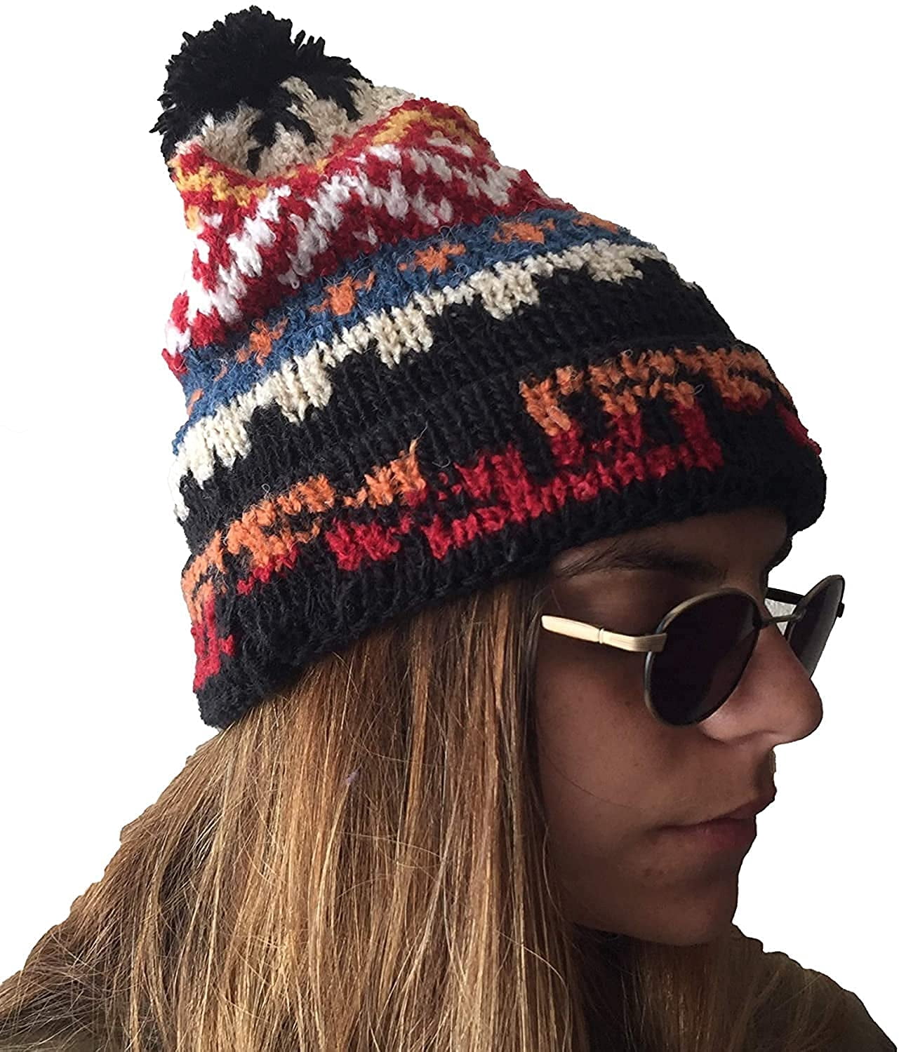 Handmade Pom Pom Beanie Hat | Walmart 